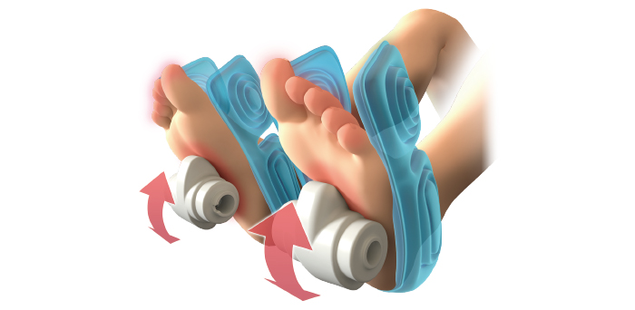 足裏つかみ指圧