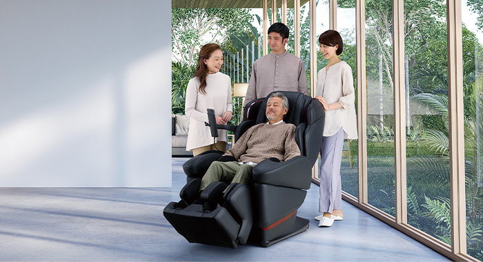 家族みんなの健康の中心となるコンディショニングチェア